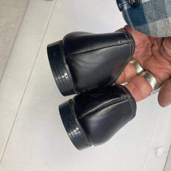 Vtg '70 New deadstock flat ballet loafers slip on slippers womens shoes sz 8 - Picture 6 of 8